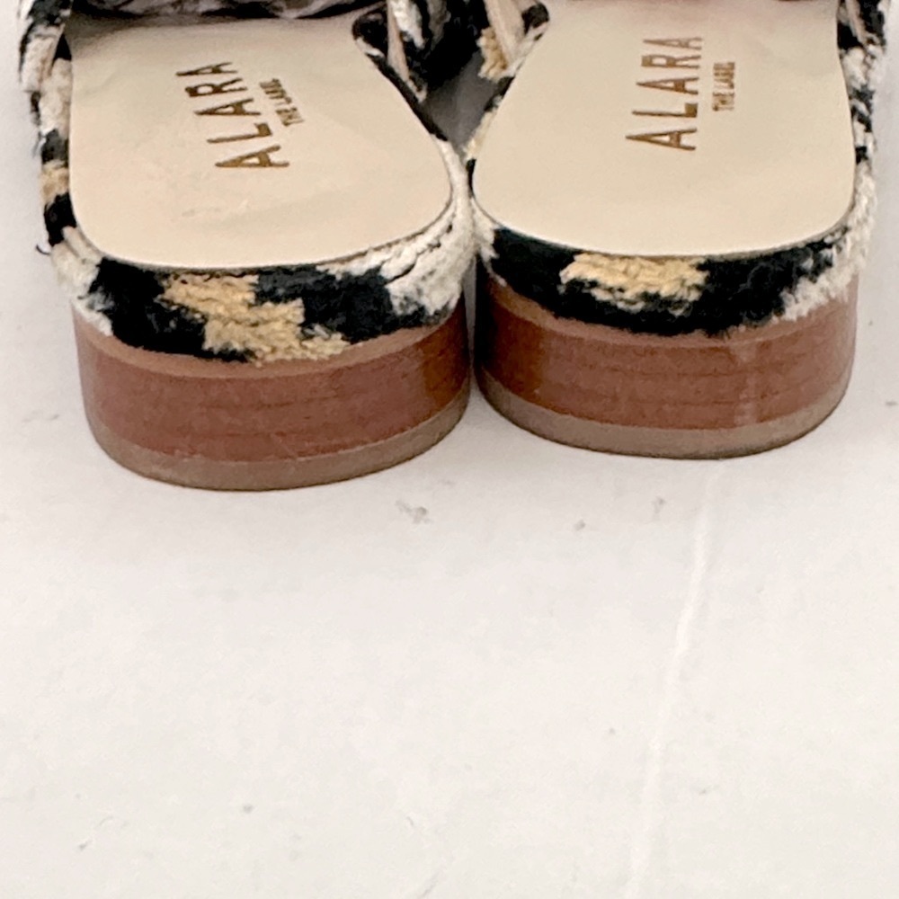 ALARA Silk Velvet leopard Point Toe Slide MULE 37or 7 - Picture 4 of 8